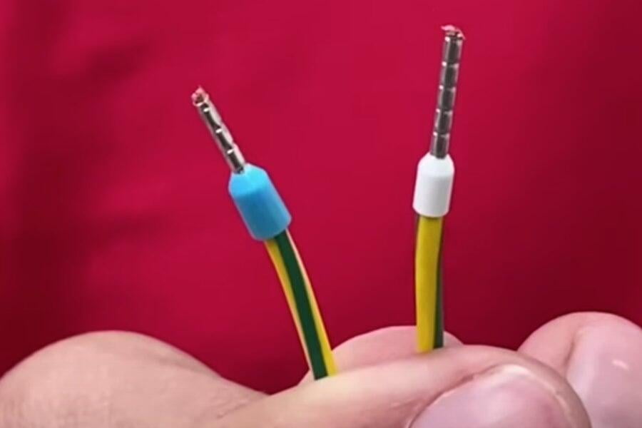 Different ferrule pin lengths for the same conductor size.
